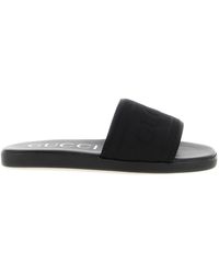 Gucci - Jacquard Logo Slides - Lyst