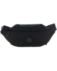 Moncler - 'durance' Waist Bag With Logo Patch - Lyst
