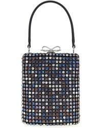 Self-Portrait - 'multi Crystal Chainmail' Mini Handbag - Lyst