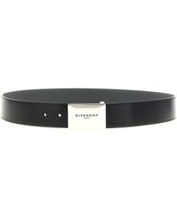 Givenchy - Reversible Belt With Plaque Buckle - Lyst
