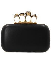 McQueen - Unterarmtasche 'Skull Four Ring' - Lyst