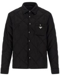 Prada - Cashmere Overshihrt - Lyst