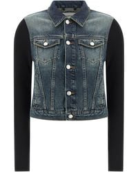 Coperni - Hybrid Ribbed Denim Jacket - Lyst