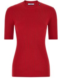 Prada - Gerippter Pullover - Lyst