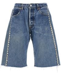 ショートパンツ B SIDES 'Vintage Lasso' bermuda shorts Light Blue B Sides Vintage Lasso Short in Vintage Indigo Curated at