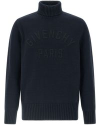 Givenchy - ' Paris' Turtleneck Sweater - Lyst
