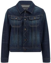 Tom Ford - Japanese Denim Jacket - Lyst