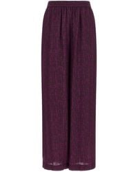 Gianluca Capannolo - Palazzo Pants With Elasticated Waist - Lyst