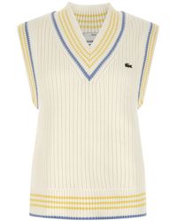 Lacoste - Thick Knit Vest - Lyst