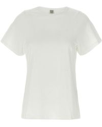 TOTEME - 'curved Seam' T-shirt - Lyst