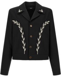 Amiri - Western Jacket With Embroideries - Lyst