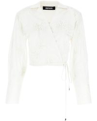 ROTATE BIRGER CHRISTENSEN - 'wrap Cotton' Shirt - Lyst