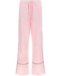 Off-White c/o Virgil Abloh - 'jacquard Satin Pajama' Pants - Lyst