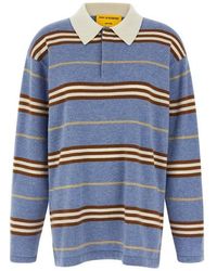 Guest In Residence - 'striped Rugby' Polo Shirt - Lyst