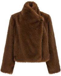 BB COUTURE - 'farrah First' Eco-fur Coat - Lyst