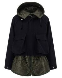 Sacai - 'melton' Blouson - Lyst