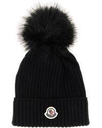 Moncler - Enfant Pon Pon Wool Beanie - Lyst