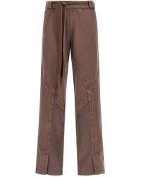 The Attico - Trousers With Front Slits - Lyst