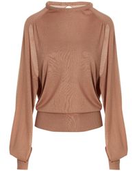 Ramael - Cut Out Insert Top Sweater - Lyst