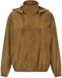 AURALEE - Ultra-thin Leather Jacket - Lyst