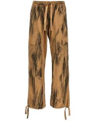 MSGM - Dirty-effect Cargo Pants - Lyst