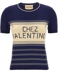 Valentino Garavani - 'chez ' T-shirt - Lyst