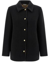 Burberry - Check Lining Jacket, Puffer Jackets - Lyst