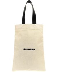 Jil Sander - 'Flat Shopper' Large Shopping Bag - Lyst