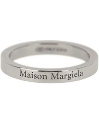 Maison Margiela - Ring Mit Logo - Lyst