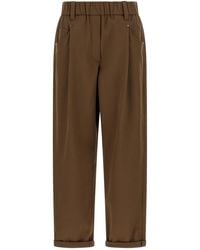 Brunello Cucinelli - 'Baggy Pull-on' Pants - Lyst