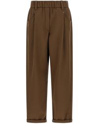 Brunello Cucinelli - 'Baggy Pull-on' Pants - Lyst