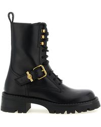 Versace - Ankle Boots With Buckle - Lyst