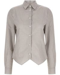 Maison Margiela - Pointed Hem Shirt - Lyst