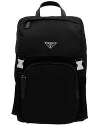 Prada - Re-nylon Logo Backpack - Lyst