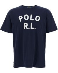 Polo Ralph Lauren - T-Shirt With Appliqué Logo - Lyst