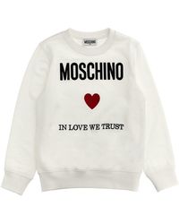 Moschino - 'in Love We Trust' Sweatshirt - Lyst