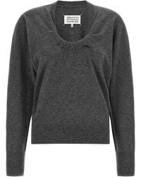 Maison Margiela - Twist Wool Sweater - Lyst
