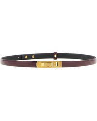 Alberta Ferretti - Striped Buckle Belt - Lyst