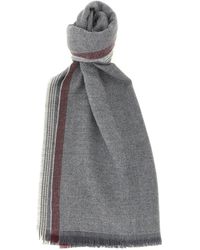 Brunello Cucinelli - Sciarpa Diagonale Di Lana E Cashmere - Lyst