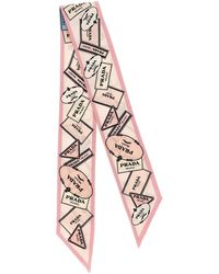 Prada - 'heritage' Scarf - Lyst