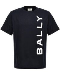 Bally - T-shirt stampa logo - Lyst