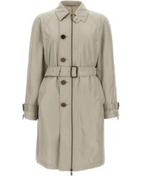 Burberry - Car Coat Silk - Lyst