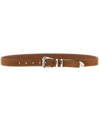 Brunello Cucinelli - Metal Toe Cap Belt - Lyst