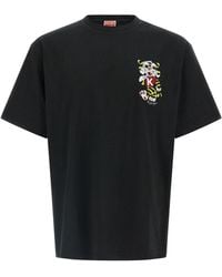 KENZO - 'wild Tiger Embroidered' T-shirt - Lyst
