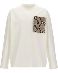 Jil Sander - T-Shirt "Phyton Pocket" - Lyst