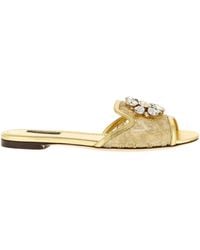 Dolce & Gabbana - Polyamide Slides Shoe - Lyst