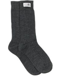 MM6 by Maison Margiela - 'numeric Signature Mm6' Socks - Lyst