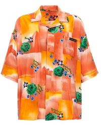 Martine Rose - Camicia 'Today Floral Coral' - Lyst