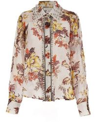 Zimmermann - Camicia 'Matchmaker Tropical' - Lyst