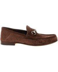 Gucci - Horsebit 1953 Gg Suede Loafer - Lyst